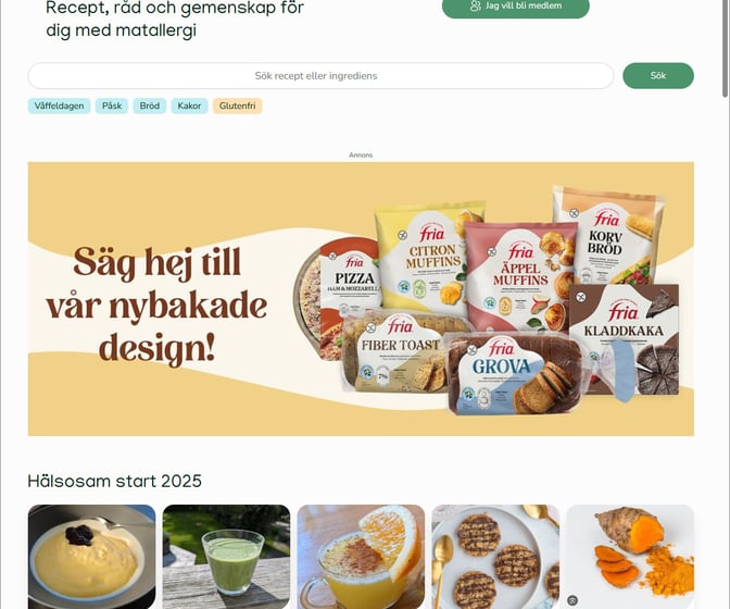 Exklusivt samarbete med Allergimat