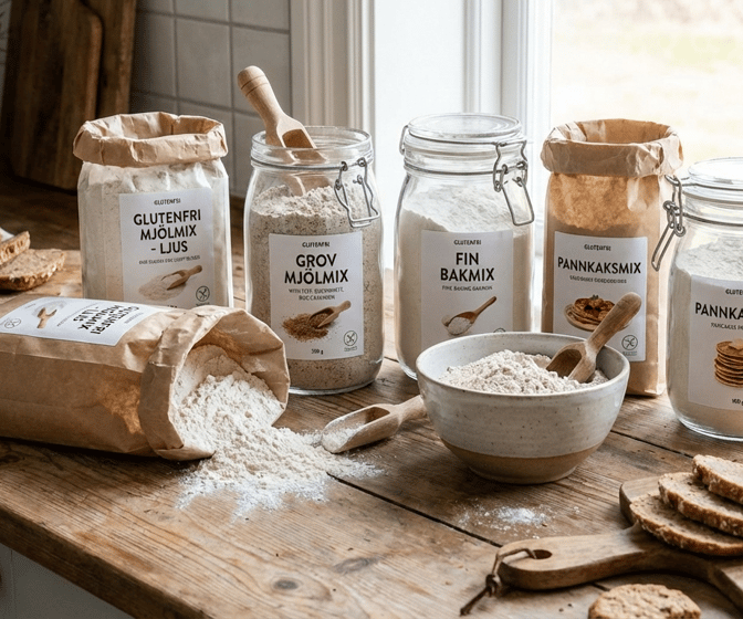 Vad menas med glutenfri mjölmix?