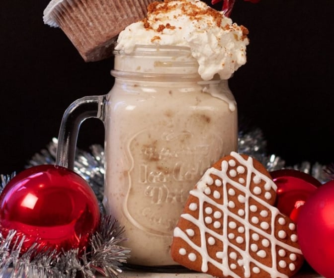 Glutenfri pepparkaksmilkshake