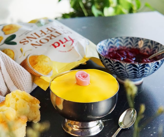 Glutenfri prinsesstårta i glas