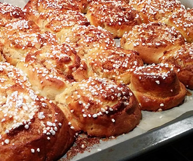 Glutenfria kanelbullar