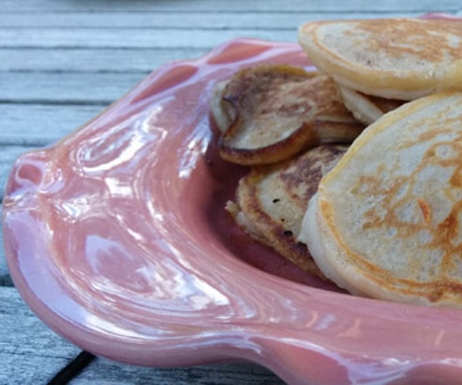 Glutenfria amerikanska pannkakor