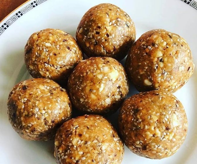 Chia- och nötbollar 🌸