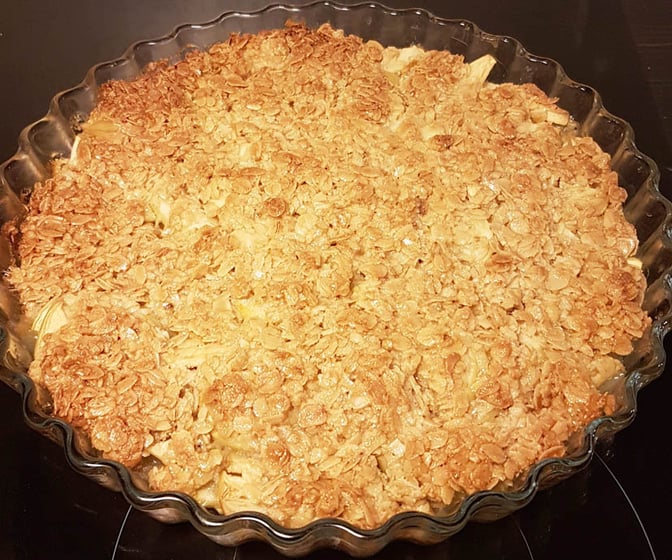 Lättbakad äppelpaj