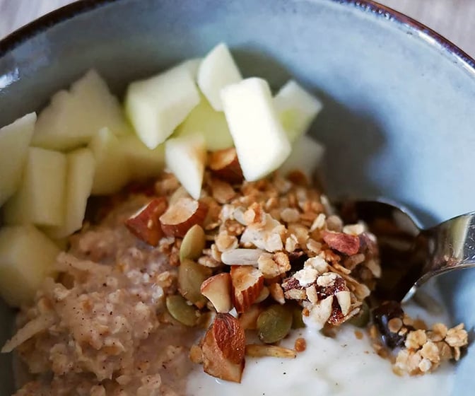 Glutenfri och vegansk overnight oats