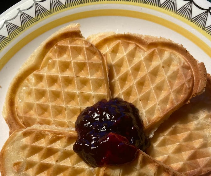Ägg- och mjölkfria våfflor – veganska och frasiga