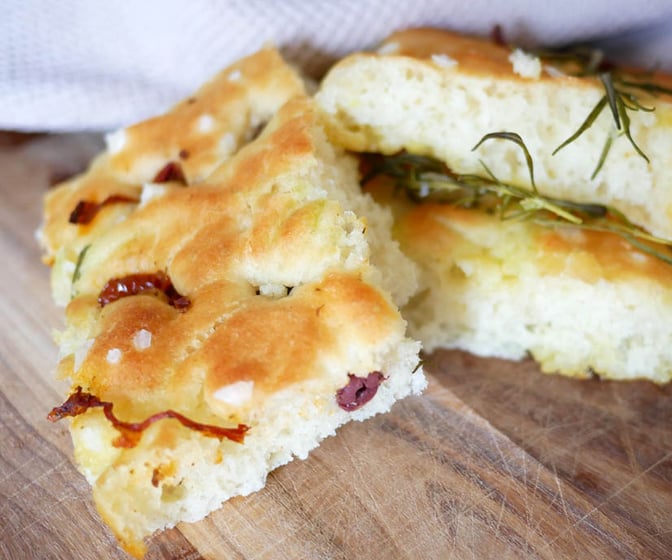 Glutenfri focaccia
