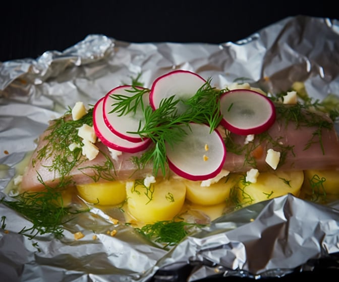 Matjessill i foliepaket