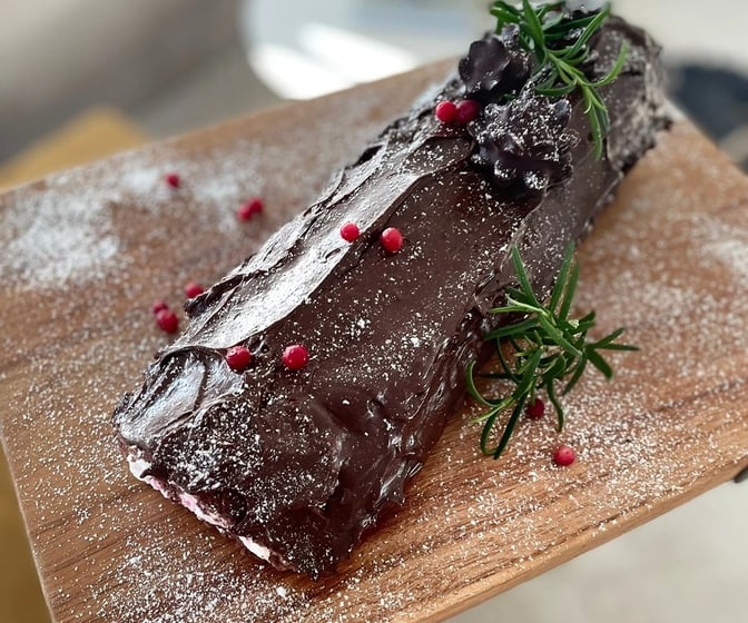 Julstubbe med polkagris