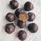 Nötbollar med chokladöverdrag