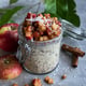 Over night oats med äpple- och kanelkompott
